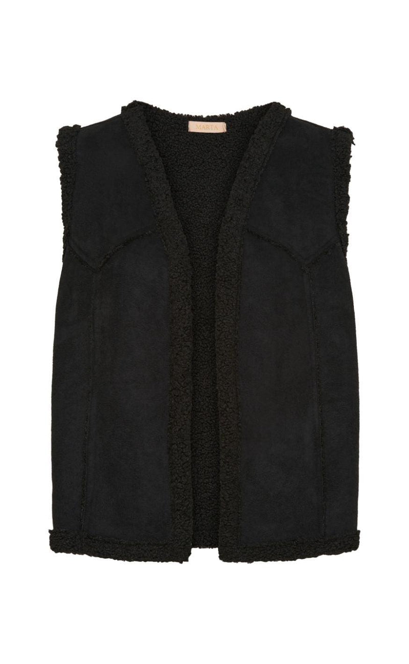 Marta Du Chateau Vest - Johanne - Black