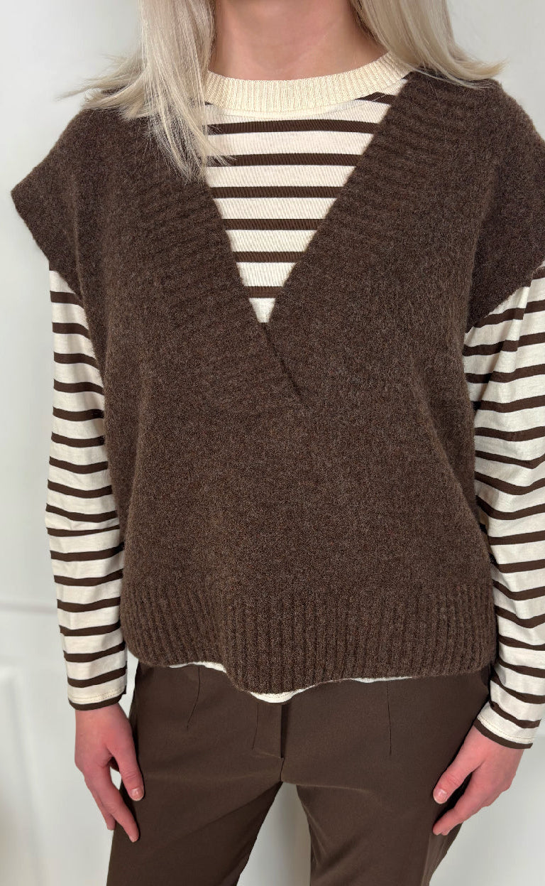 Marta Du Chateau Vest - Lila - Moro