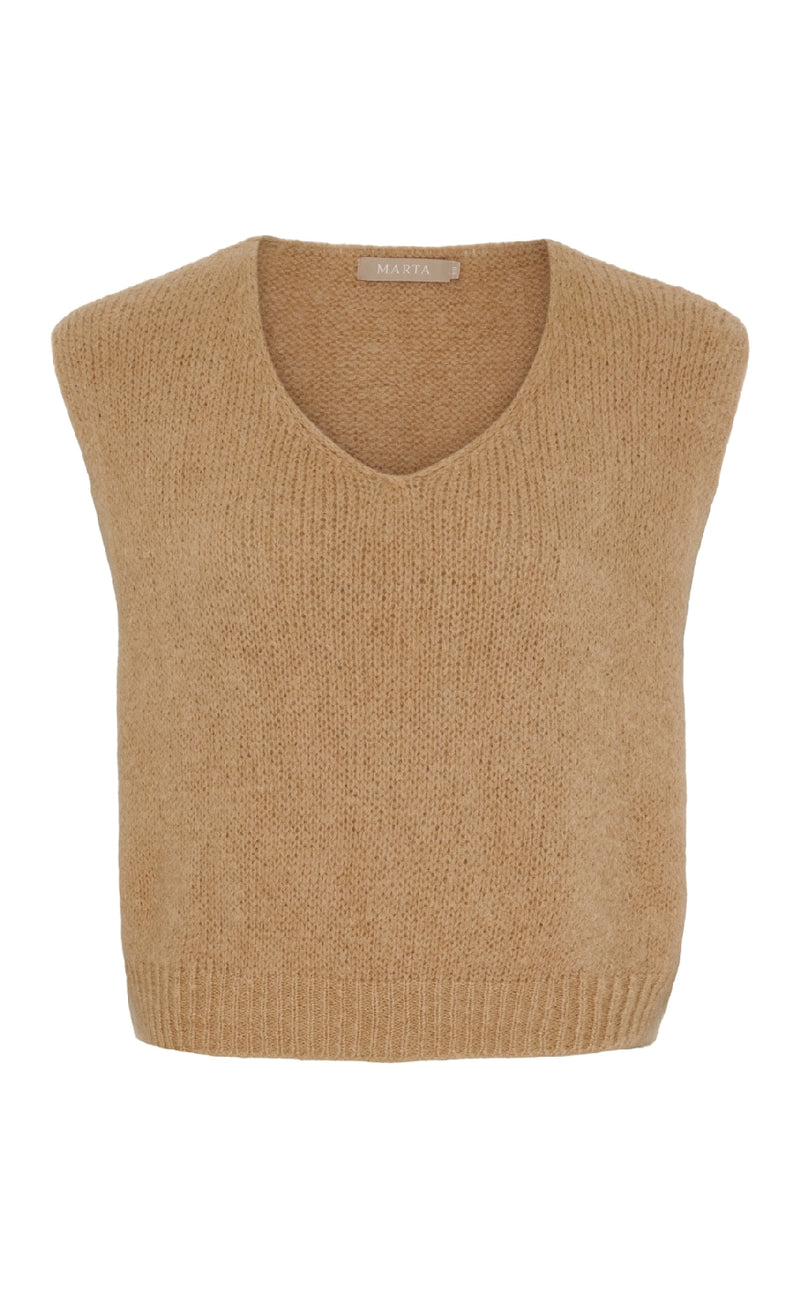 Marta Du Chateau Vest - Marlene - Camello