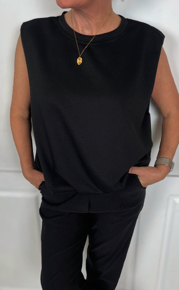 Marta Du Chateau Vest - Orla - Black