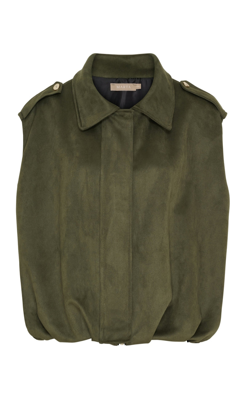 Marta Du Chateau Vest - Sasha - Military