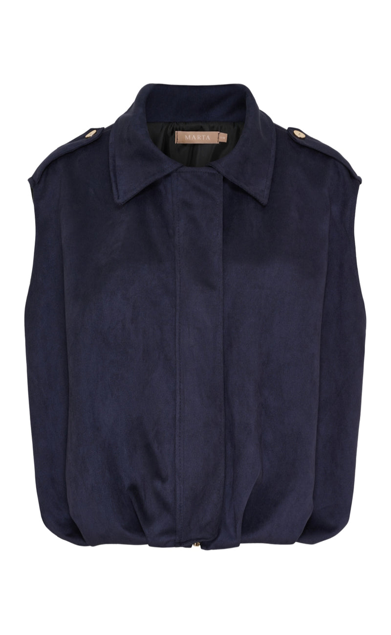 Marta Du Chateau Vest - Sasha - Navy