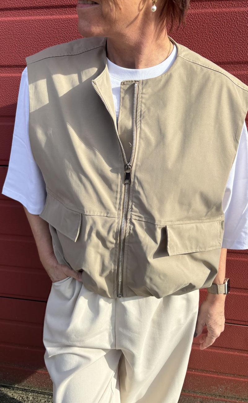 Marta Du Chateau Vest - Tanja - Dark Beige