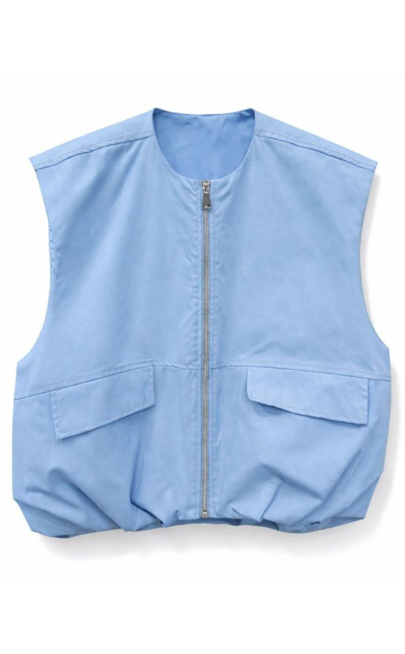 Marta Du Chateau Vest - Tyra - Sky