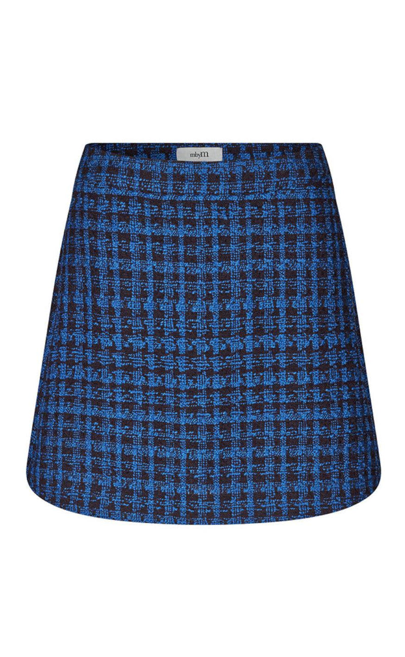 MbyM Nederdel - Pelian-M - Blue Houndstooth