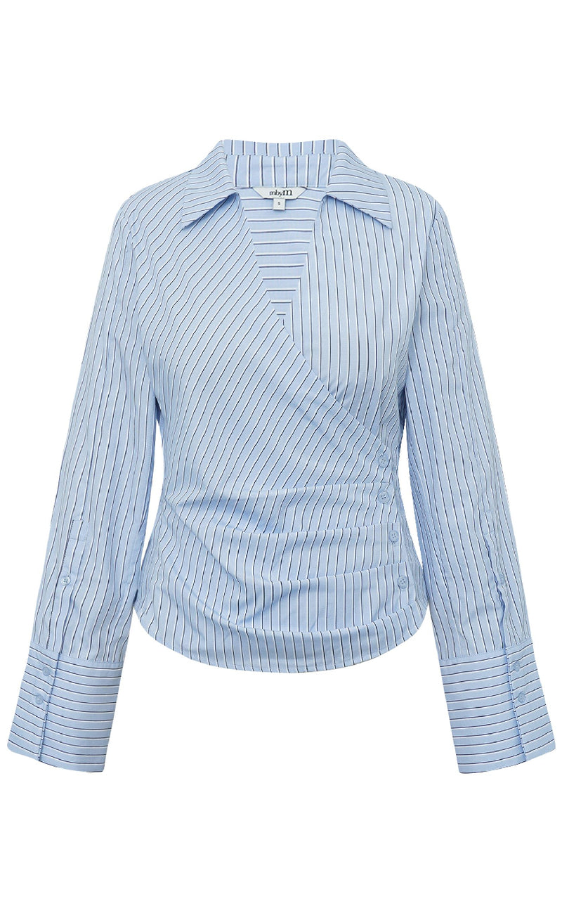 MbyM Skjorte - Gerri-M - Blue Navy Stripe