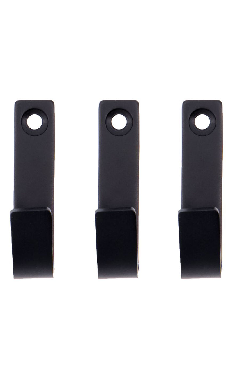 Meraki Knage - Thapsus 3-pack - Børstet Sort Finish