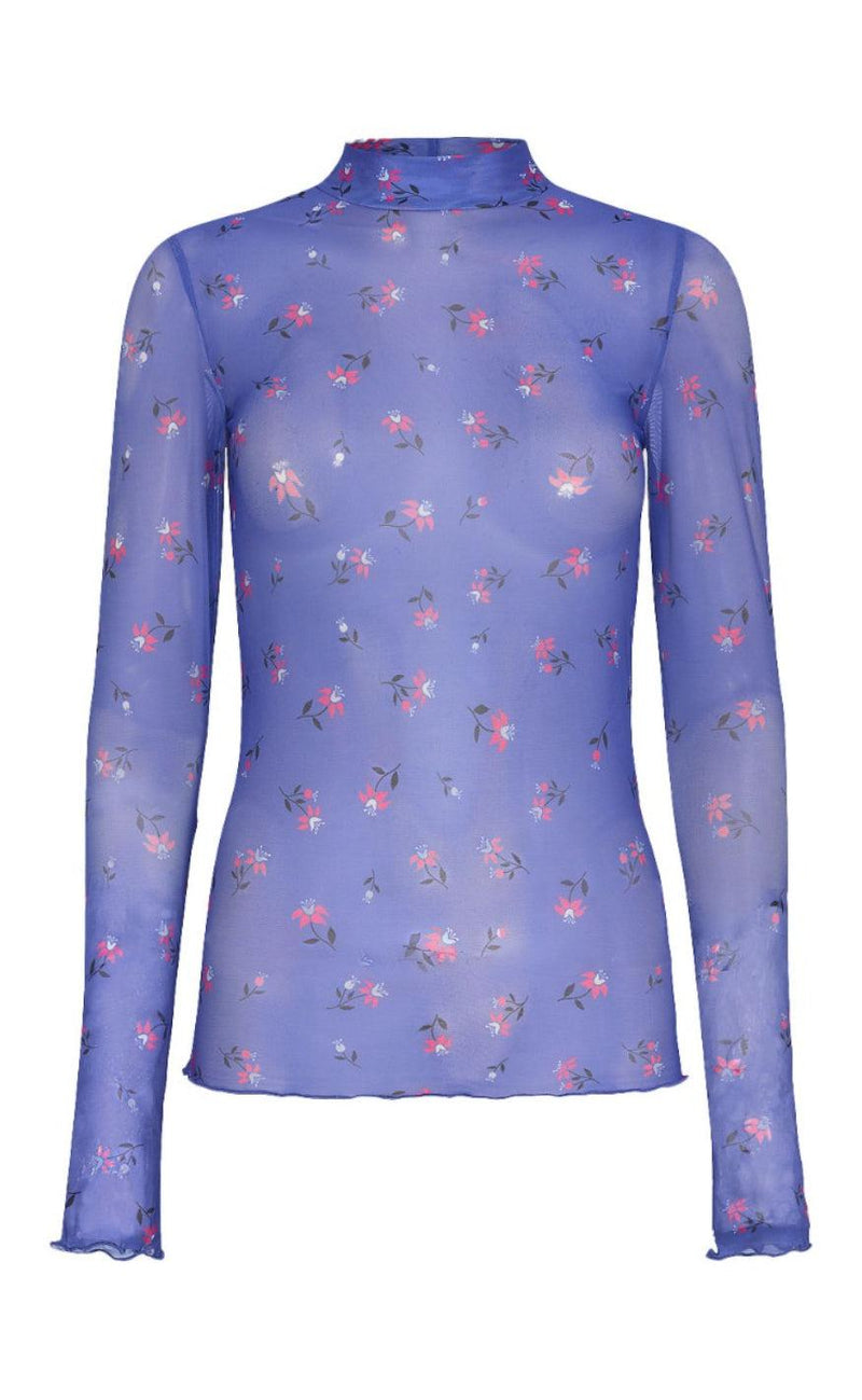 Moves Bluse - Filana - Blue Iris
