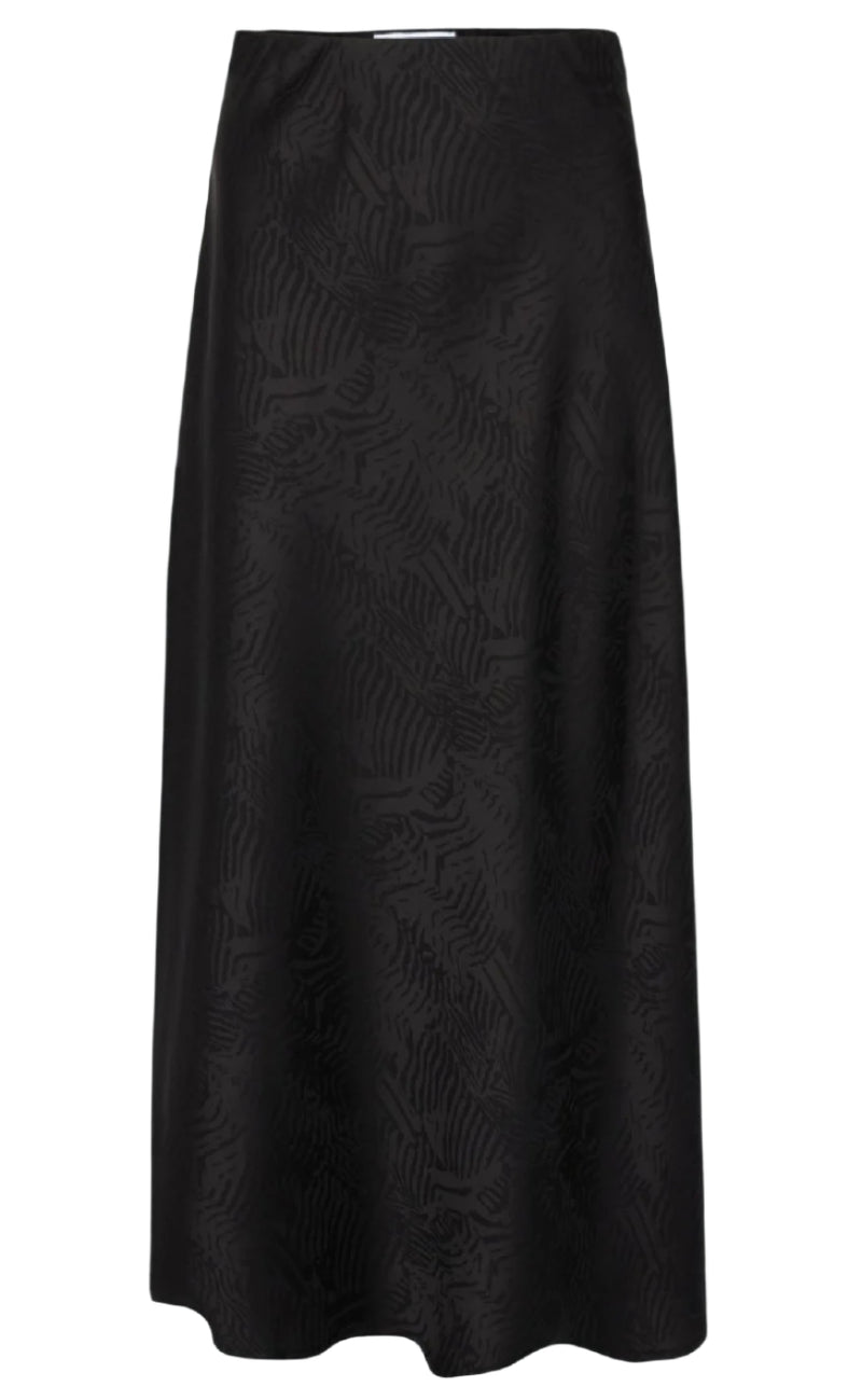 Moves Nederdel - Gebry Satin - Black