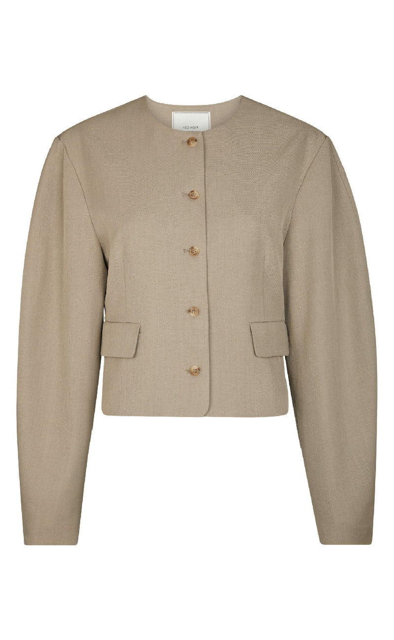 Neo Noir Blazer - Aranti Structure Curve - Warm Grey