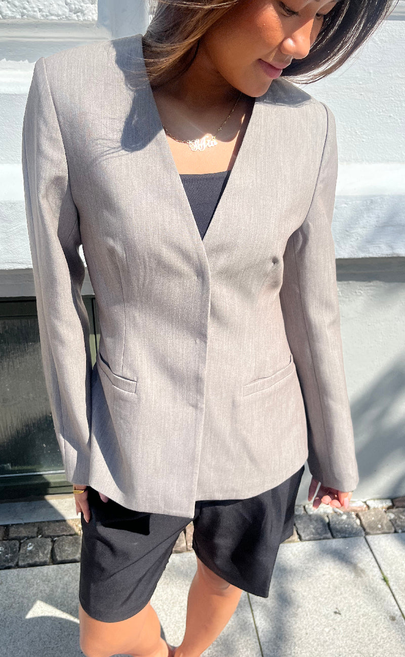 Neo Noir Blazer - Frillis - Dark Sand