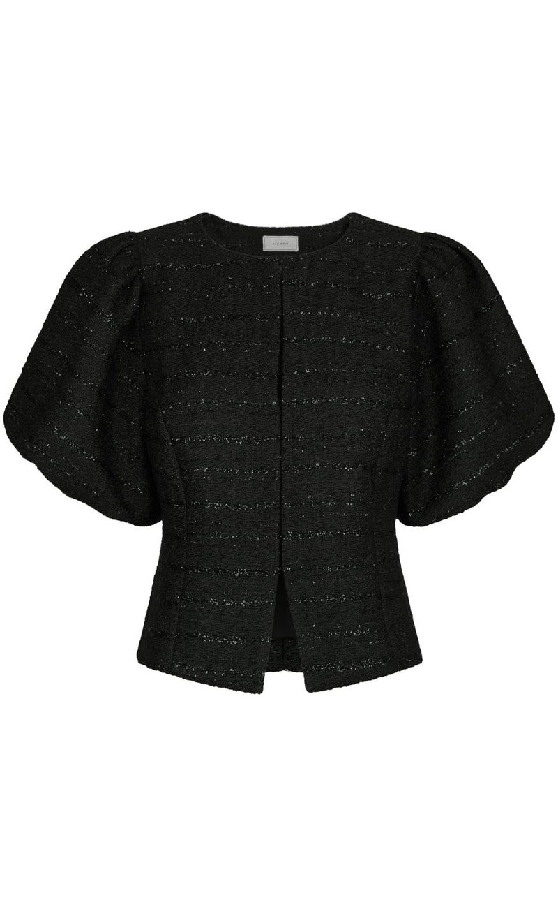 Neo Noir Bluse - Anela Boucle - Black