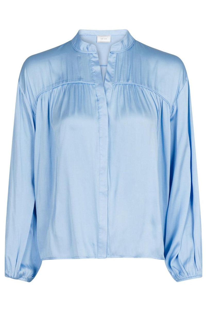 Neo Noir Bluse - Binnet - Light Blue