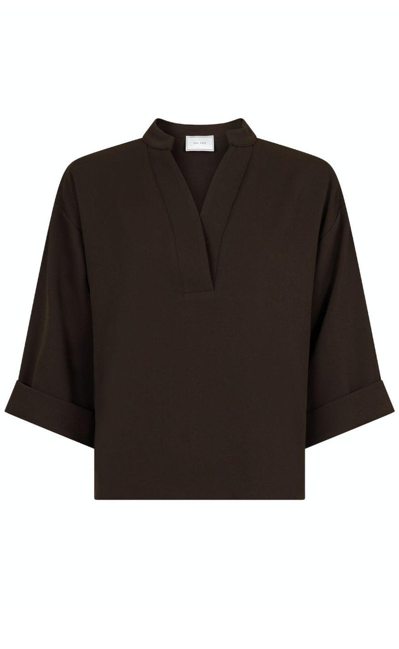 Neo Noir Bluse - Luma - Brown