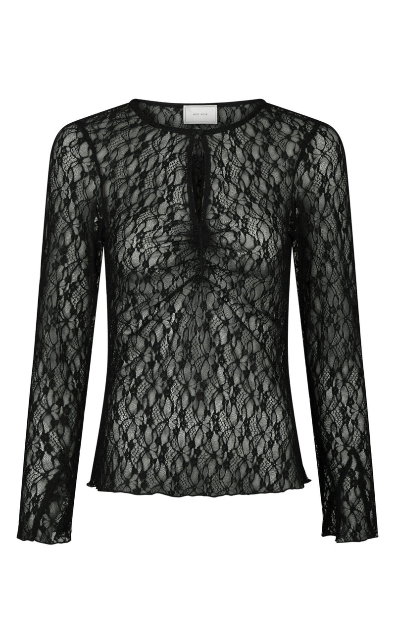 Neo Noir Bluse - Matria Lace - Black