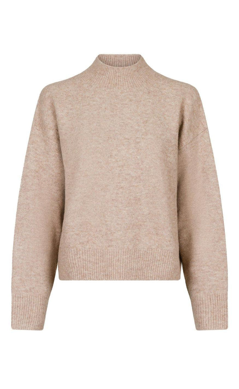 Neo Noir Bluse - Paulina - Sand Melange