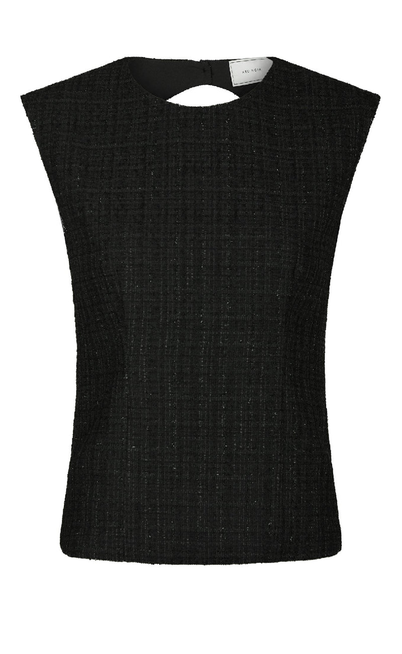 Neo Noir Bluse - Rafli - Black