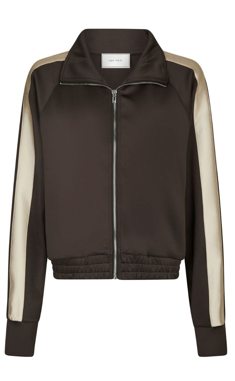 Neo Noir Bluse - Vera Track Suit - Dark brown