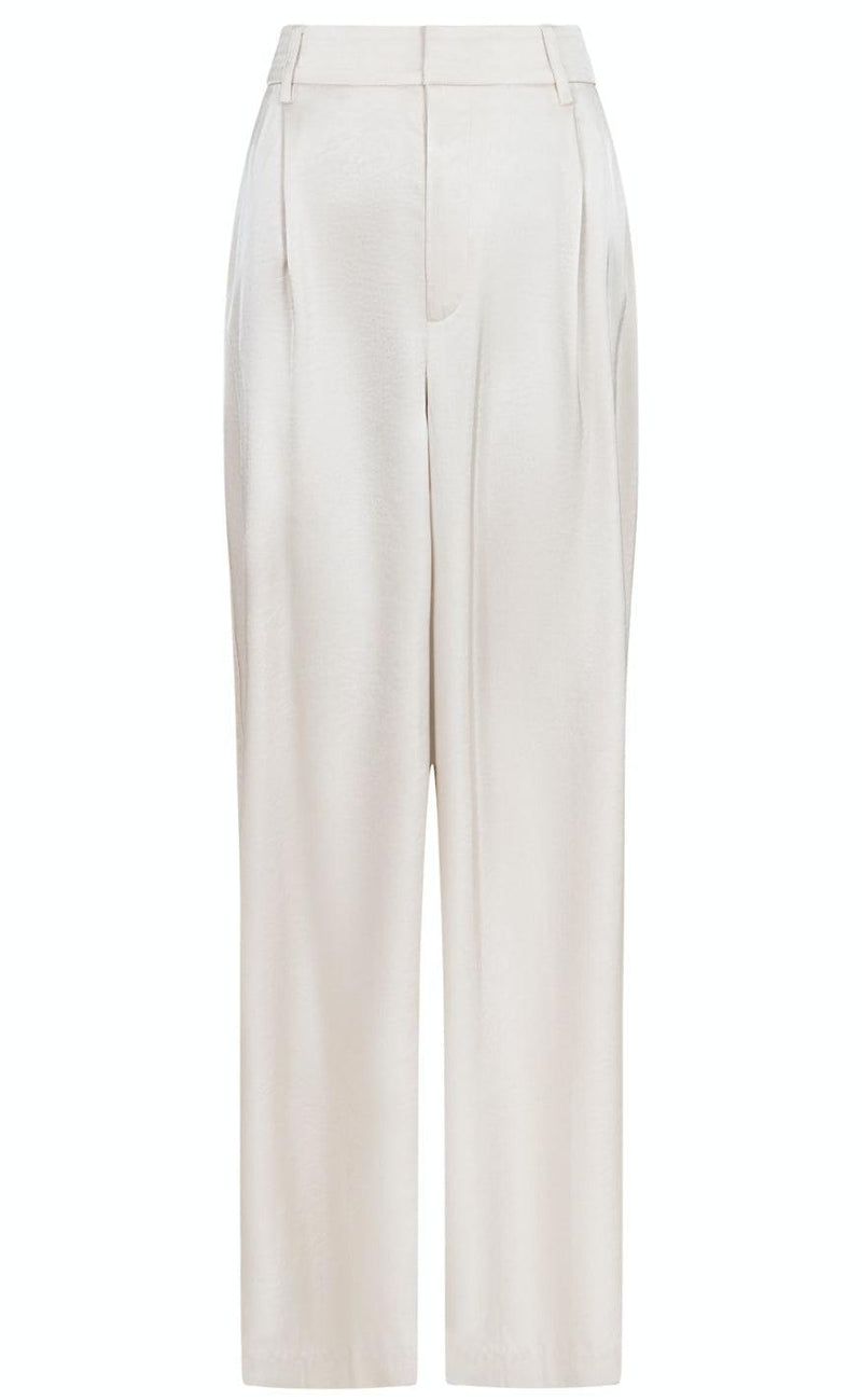 Neo Noir Bukser - Alessandra Heavy Sateen - Ivory