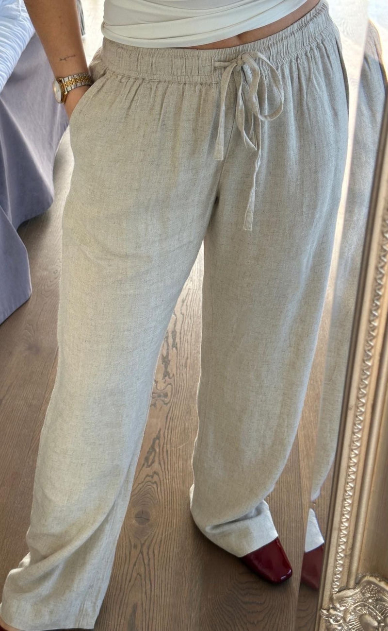 Neo Noir Bukser - Sonar Linen - Sand