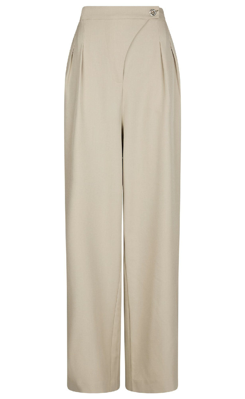 Neo Noir Bukser - Zalka Eyelet - Sand