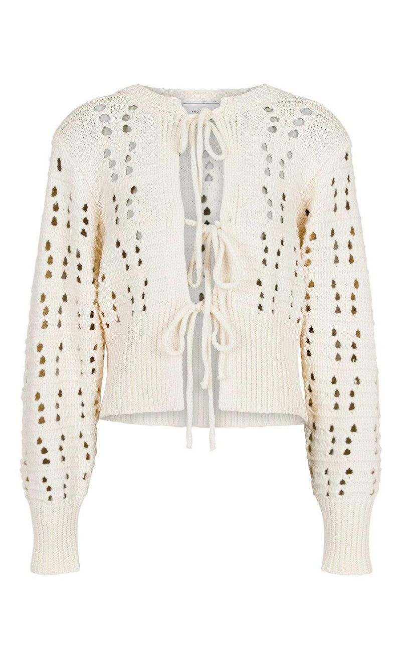 Neo Noir Cardigan - Bethie - Creme