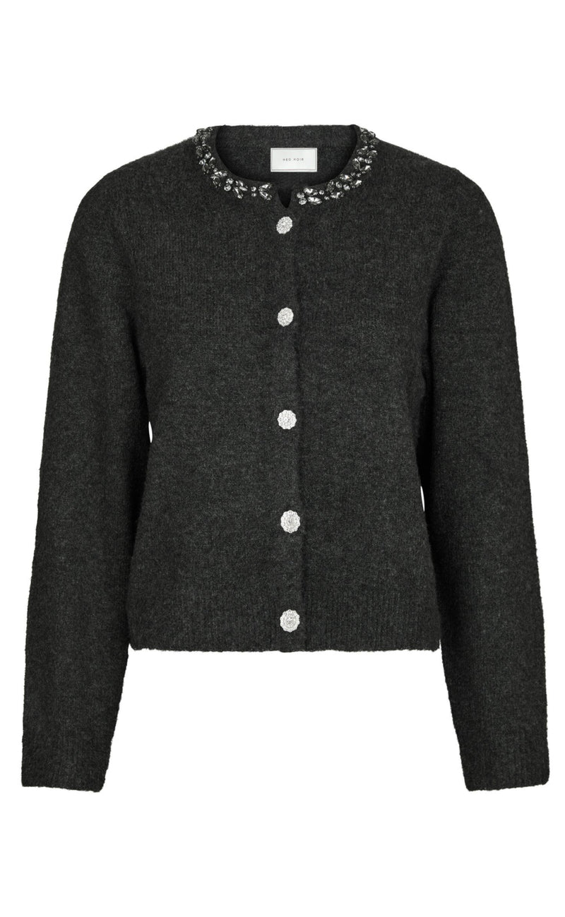 Neo Noir Cardigan - Marie Stone - Antracit