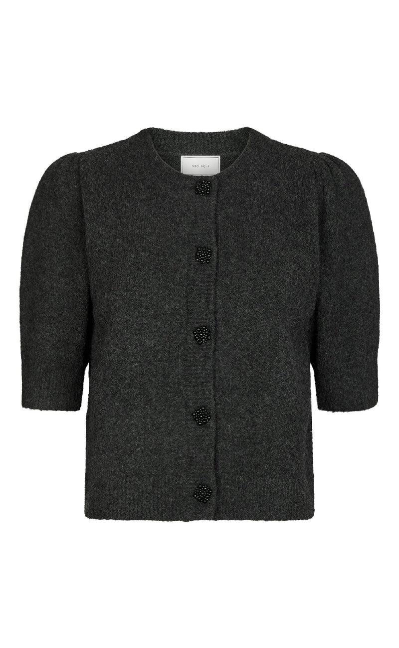 Neo Noir Cardigan - Trudy - Antracit Melange