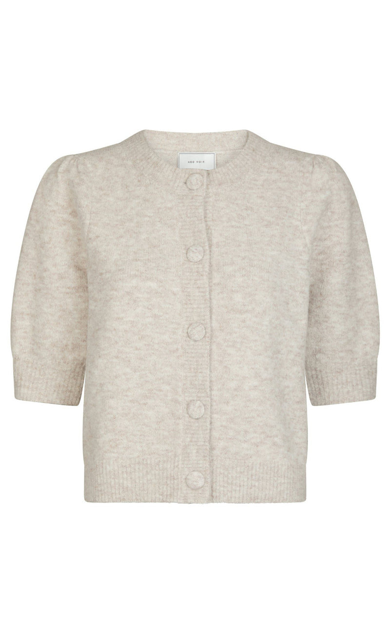 Neo Noir Cardigan - Trudy - Beige Melange