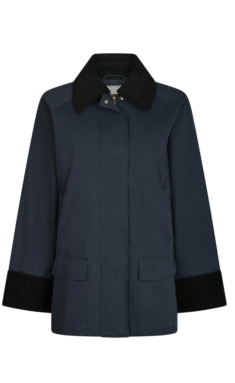 Neo Noir Jakke - Anastacia Cord - Navy