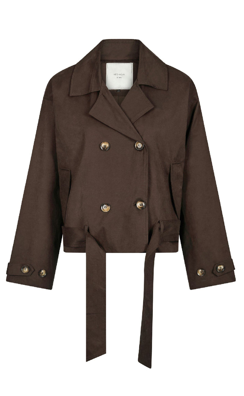 Neo Noir Jakke - Sia F - Chocolate Brown