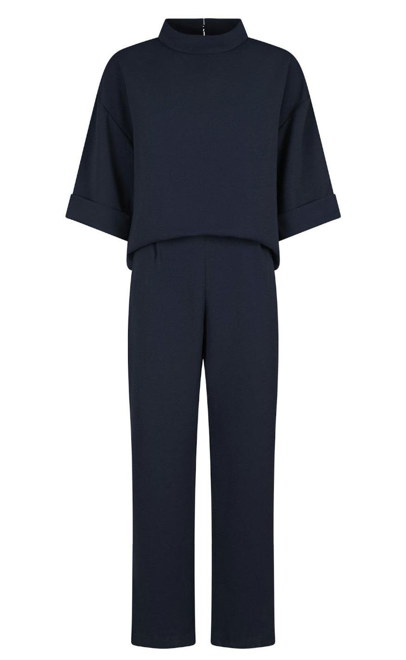 Neo Noir Jumpsuit - Arlo - Navy
