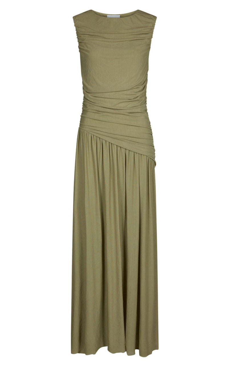 Neo Noir Kjole - Cludine Mesh - Sage Green