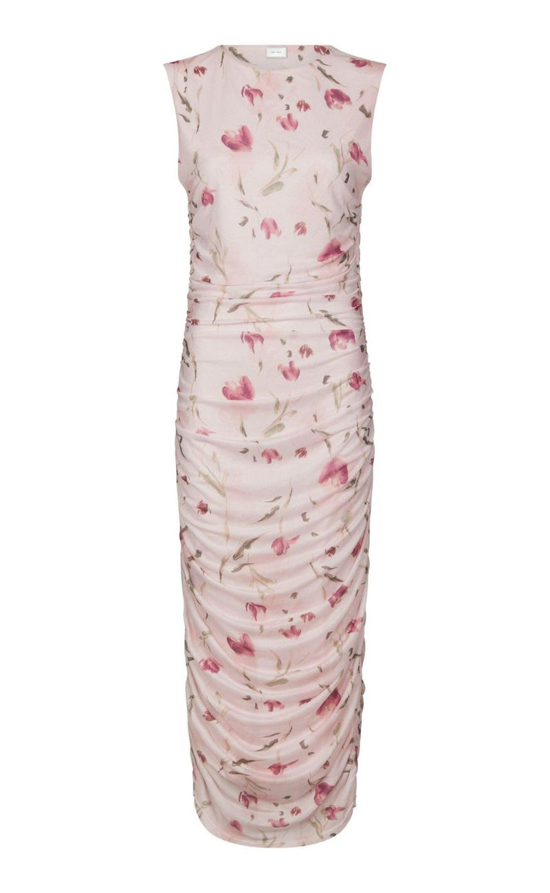 Neo Noir Kjole - Corilina Artist Mesh - Light Pink