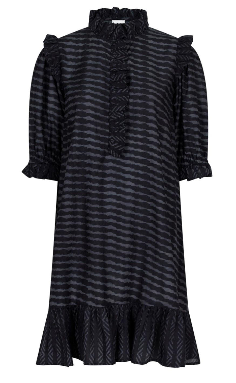 Neo Noir Kjole - Hani Graphic - Black
