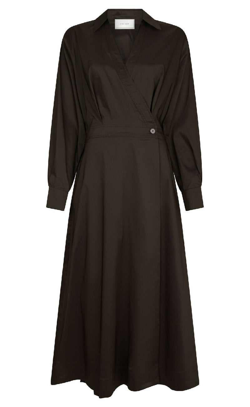 Neo Noir Kjole - Ottana - Chocolate Brown