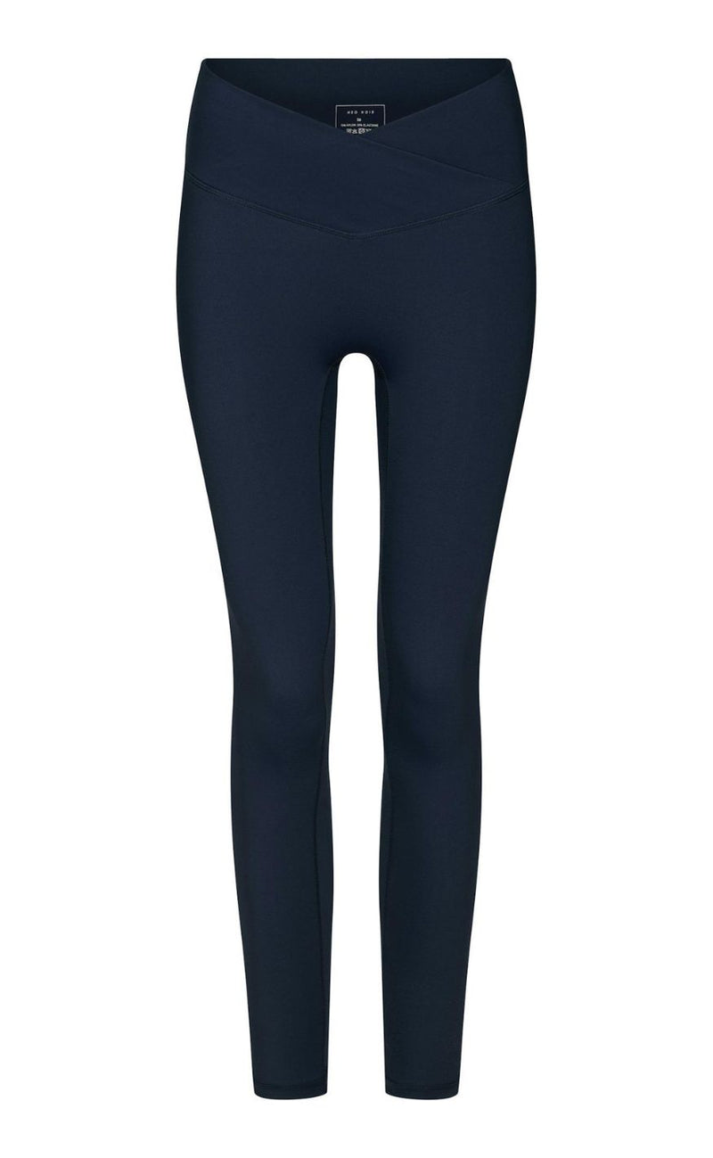 Neo Noir Leggings - Sabina Wrap - Navy