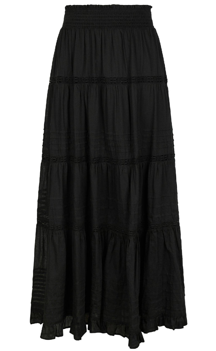 Felicia S Voile Nederdel - Navy
