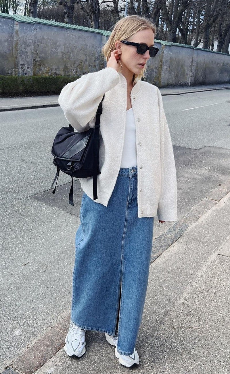 Neo Noir Nederdel - Frankie - Vintage Blue