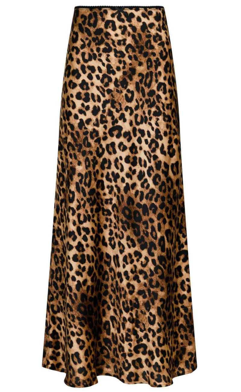 Neo Noir Nederdel - Lola Long - Leopard