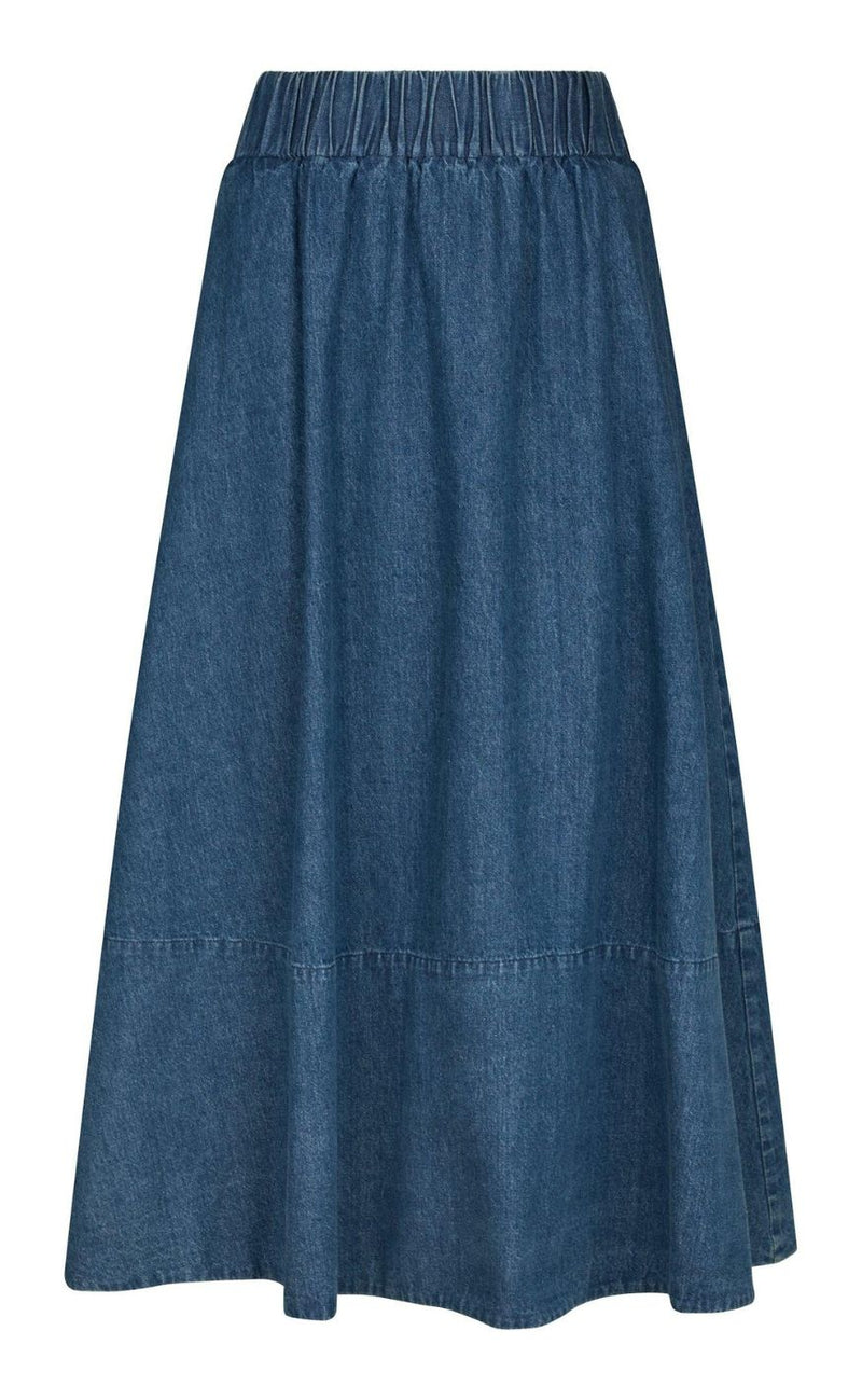 Neo Noir Nederdel - Yara Denim - Blue