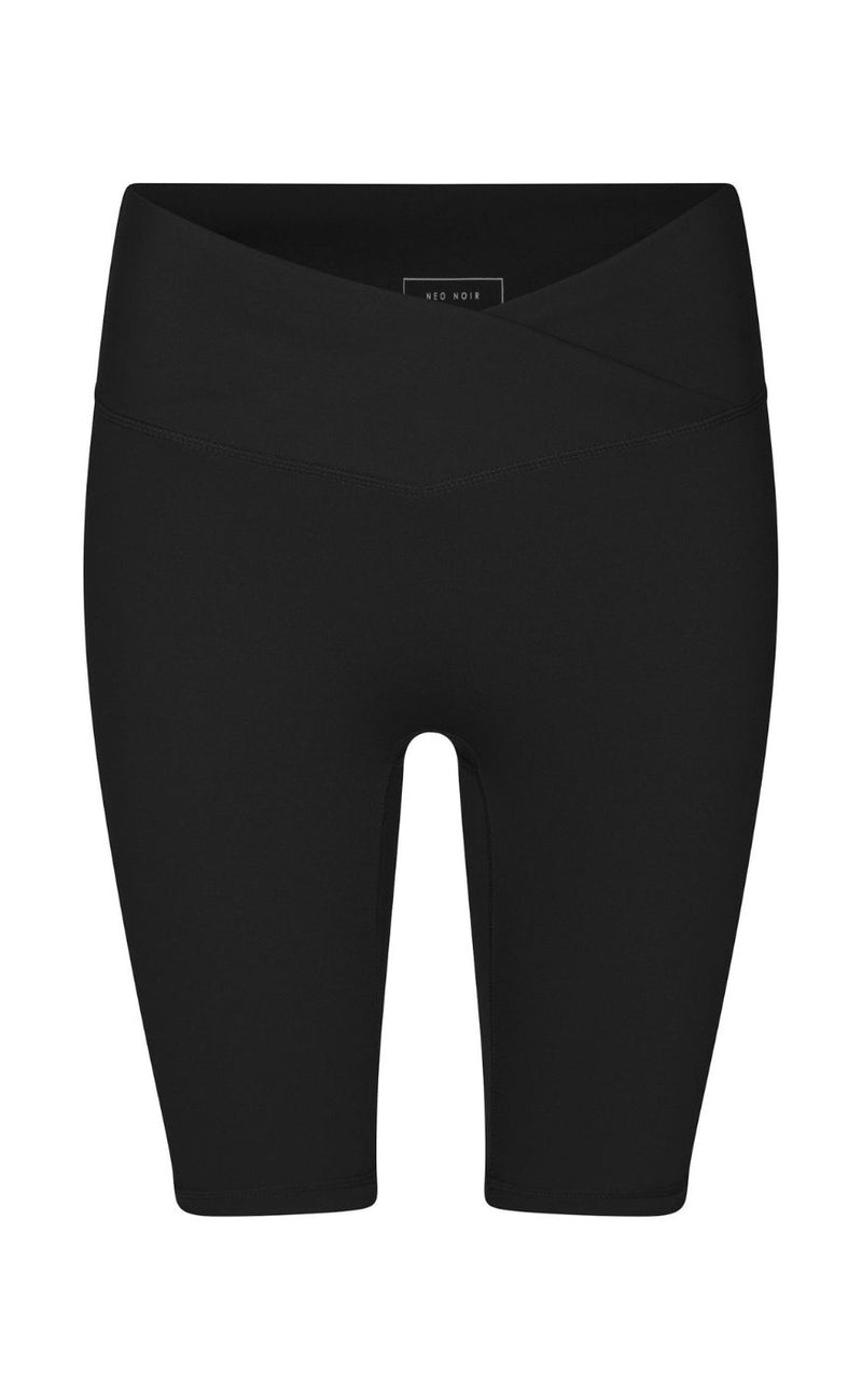Neo Noir Shorts - Lea Wrap - Black