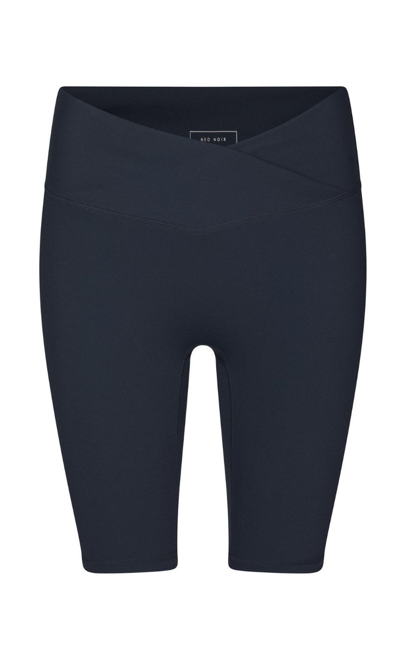 Neo Noir Shorts - Lea Wrap - Navy