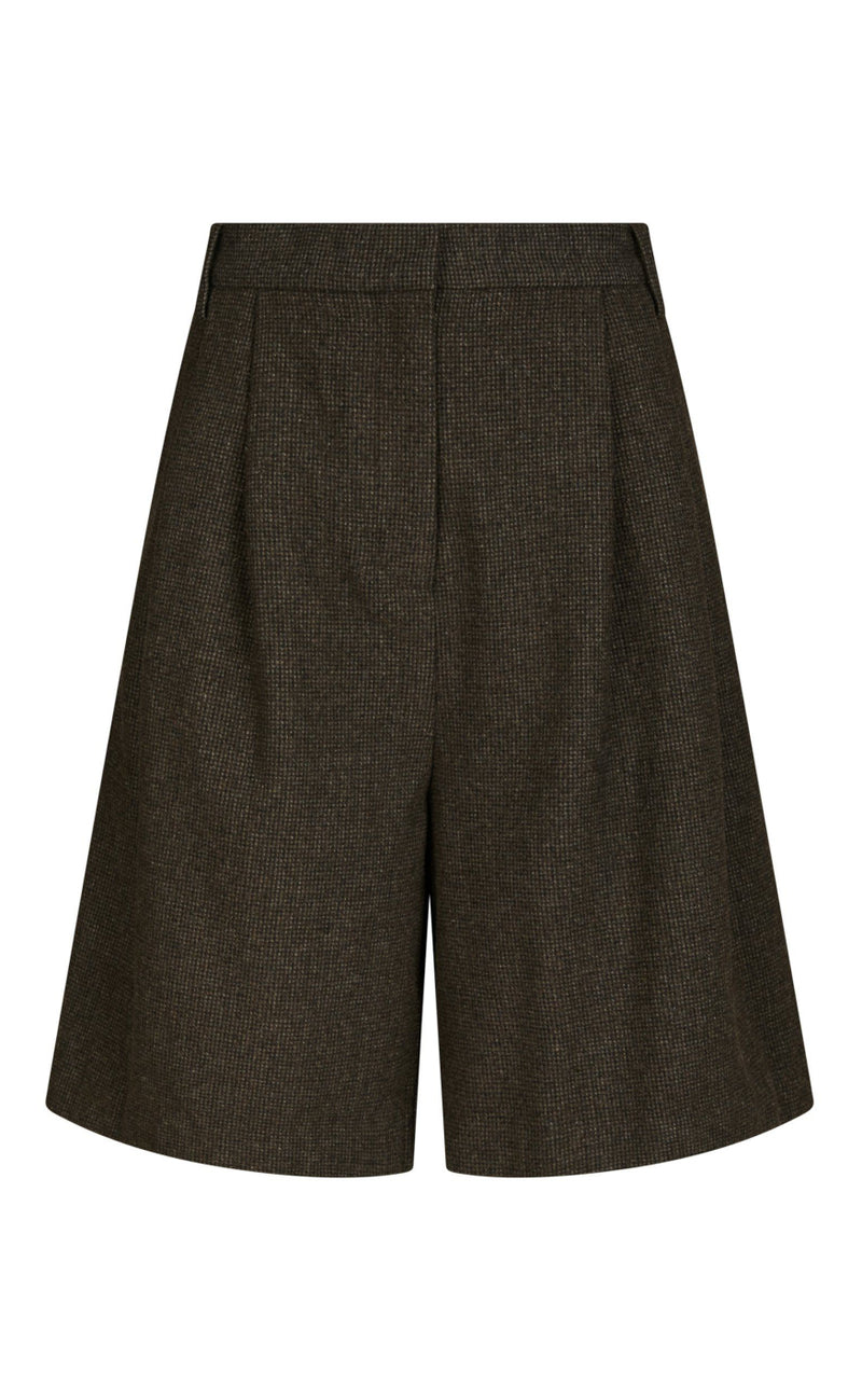 Neo Noir Shorts - Nika Mini - Brown Melange