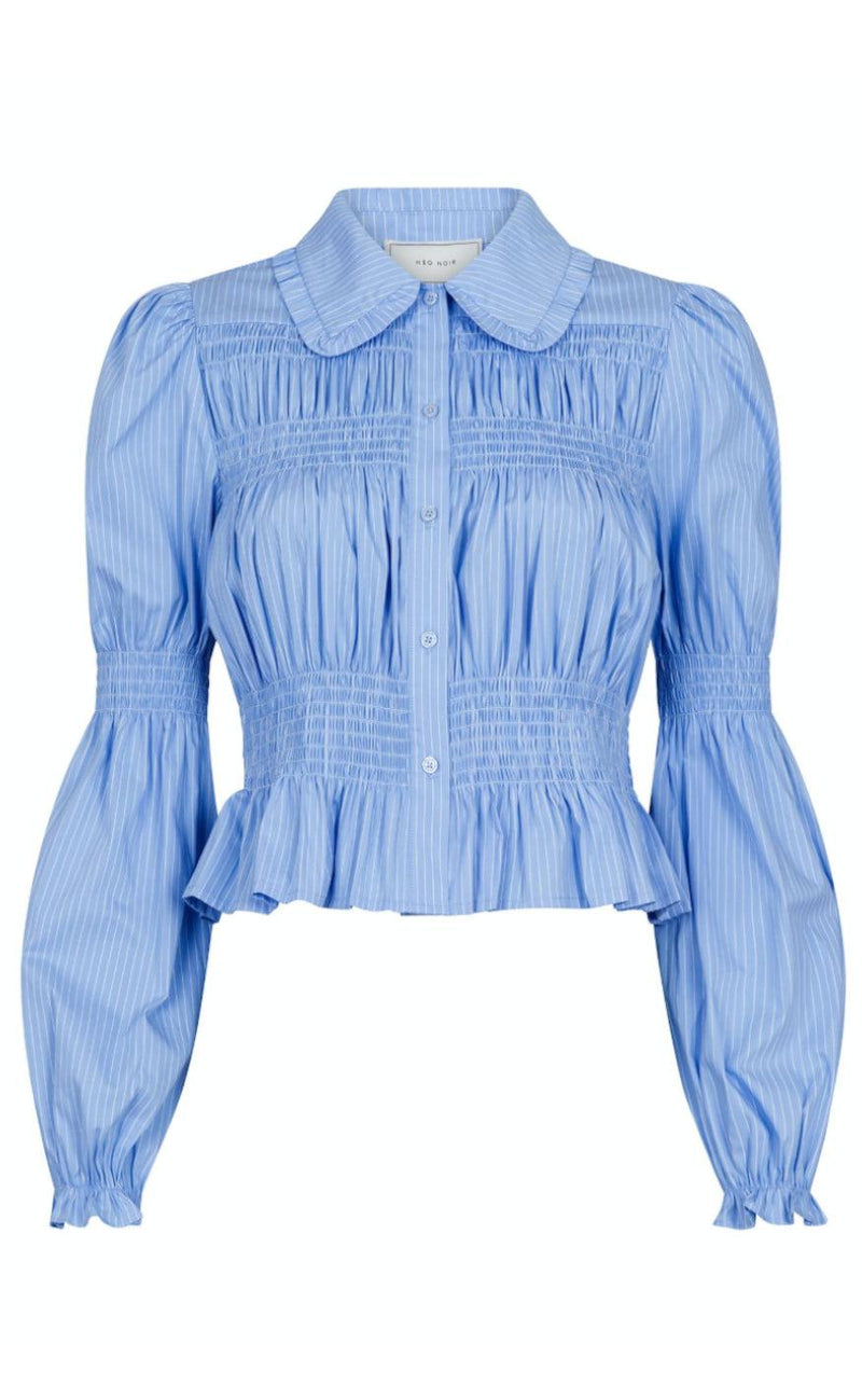 Neo Noir Skjorte - Kella - Light Blue
