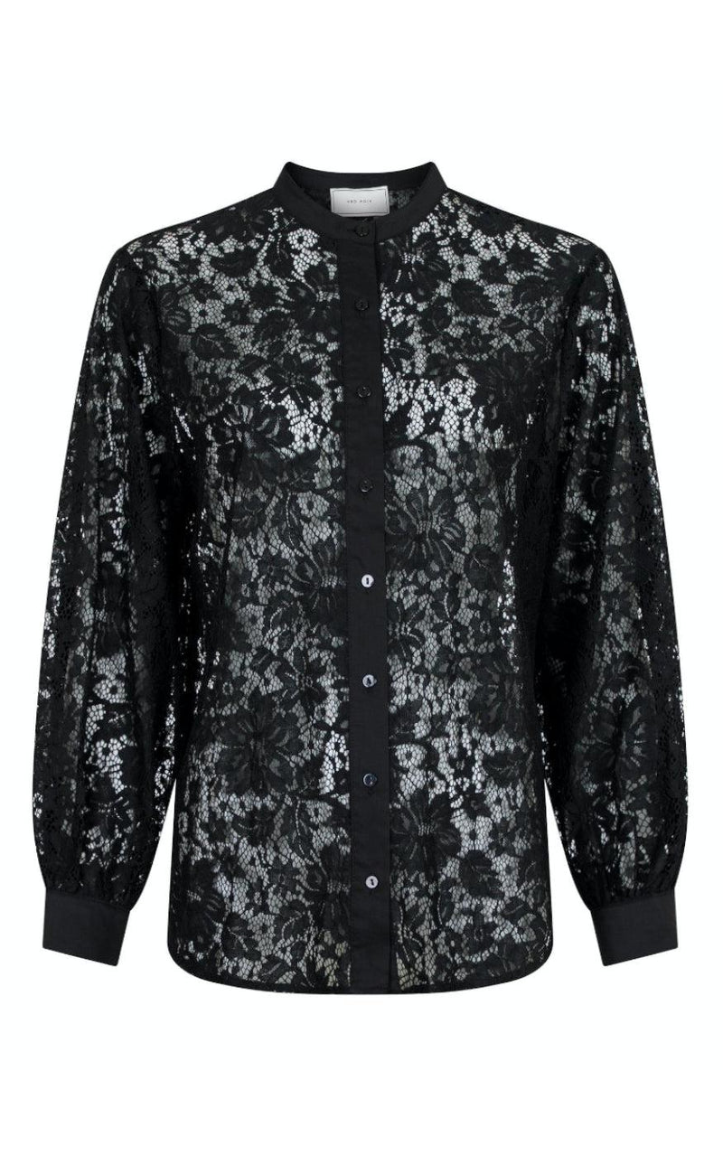 Neo Noir Skjorte - Mae Lace - Black