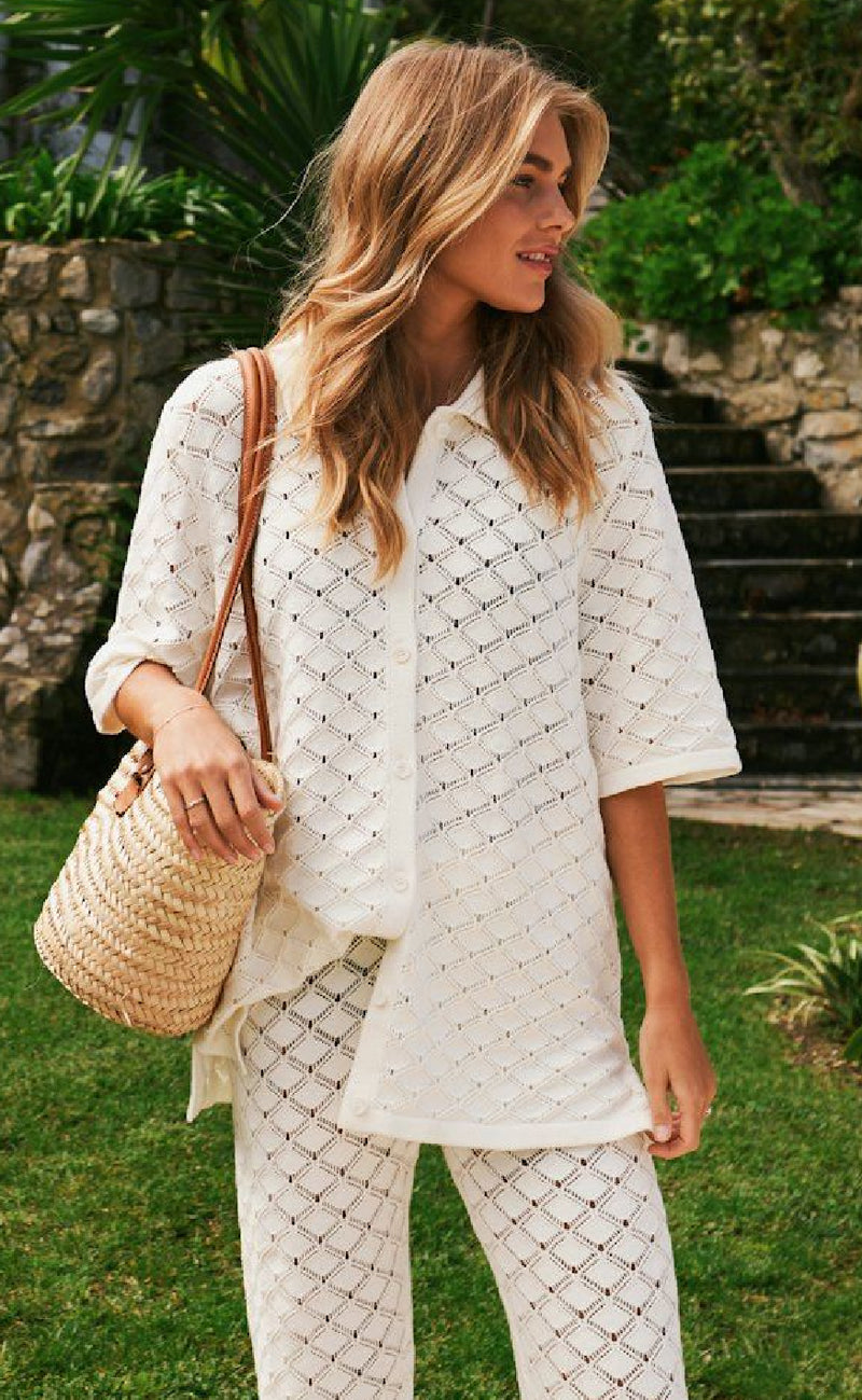 Neo Noir Skjorte - Sette Crochet - Off White