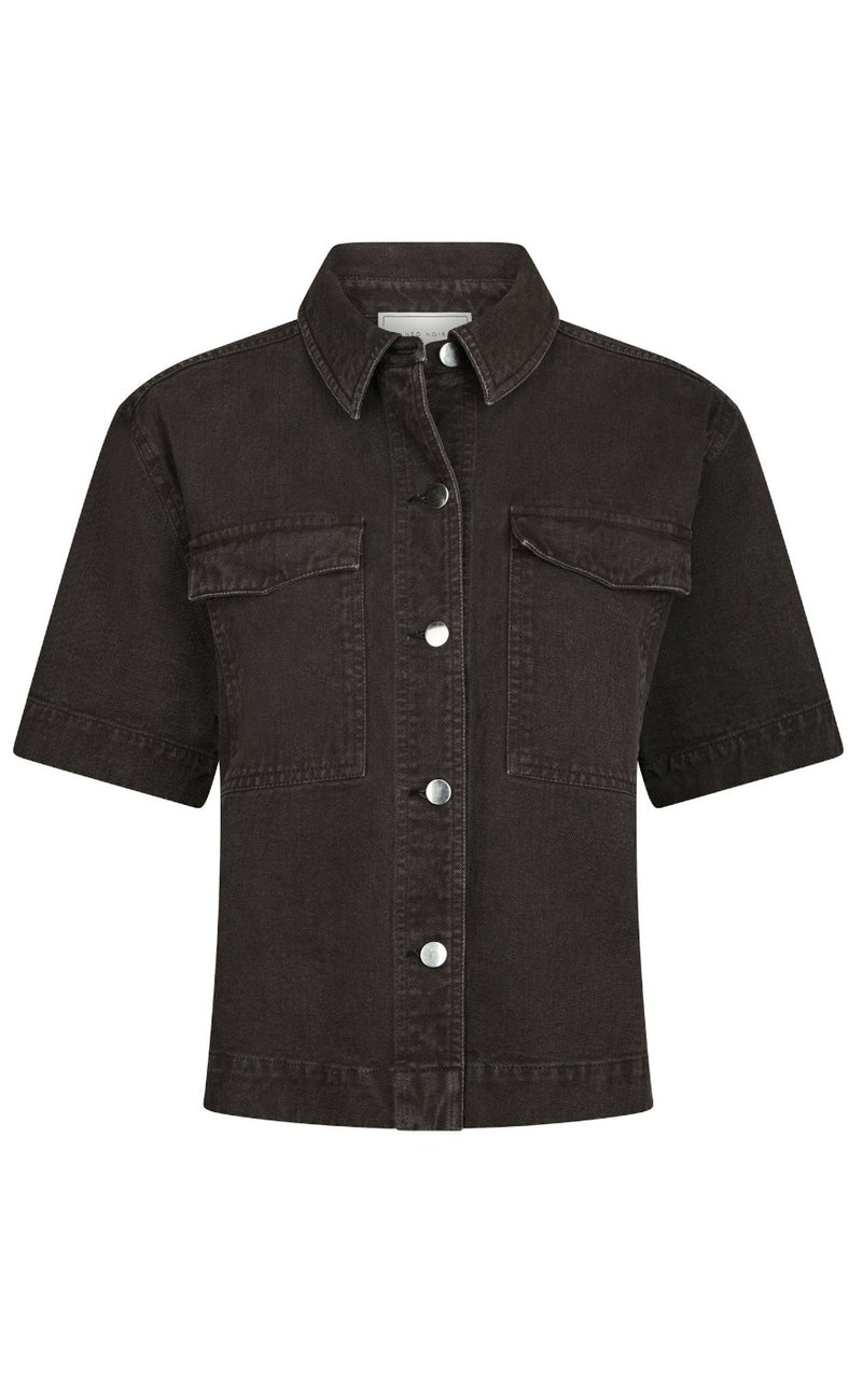 Neo Noir Skjorte - Tiki - Dark Brown