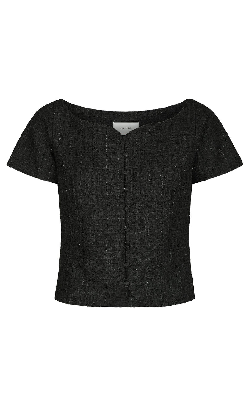 Neo Noir Top - Tango Boucle - Black