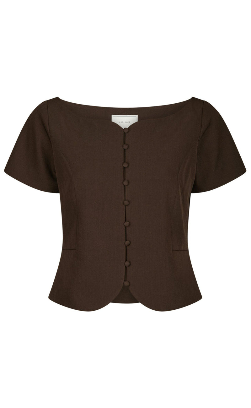 Neo Noir Top - Tango - Dark Brown